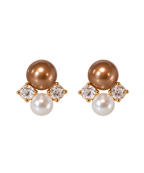 Brown Pearlピアス