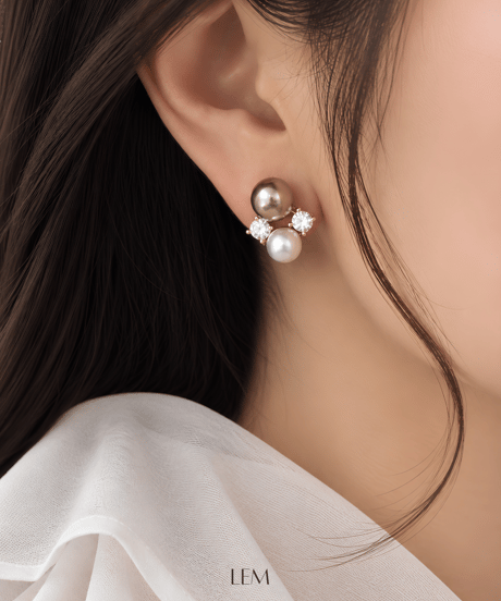 Brown Pearlピアス