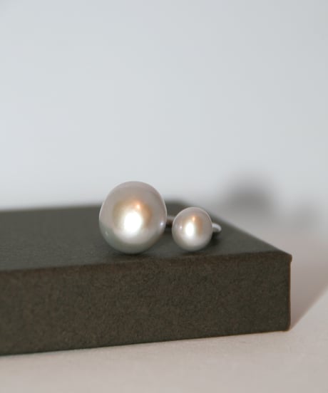 【淡水パール】Silver Pearlリング