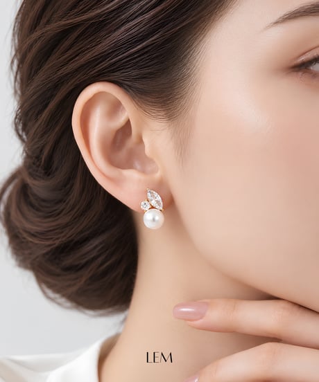 Marquise Pearlピアス/イヤリング