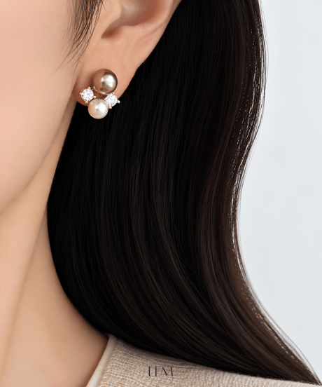 Brown Pearlピアス