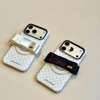ドット3Dリボングリップ付きiPhoneケース