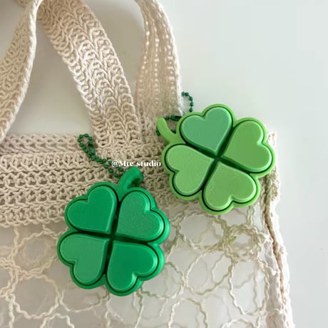 クローバー🍀キーボードクリッカーチャーム/キーボード/キーキャップ/キーホルダー