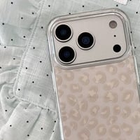 淡色レオパードiPhoneケース/ヒョウ柄