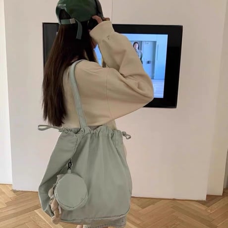 シンプルナイロンビッグトートバッグ