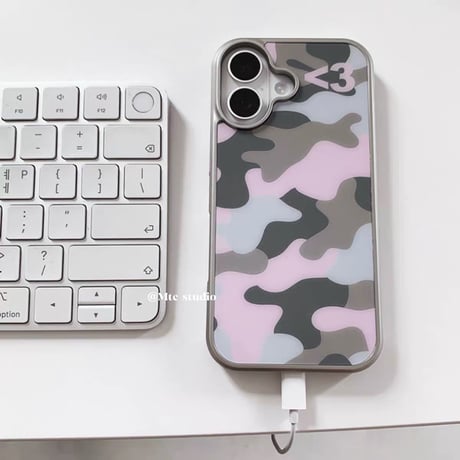 yuuru army iPhoneケース/迷彩柄/トレンド