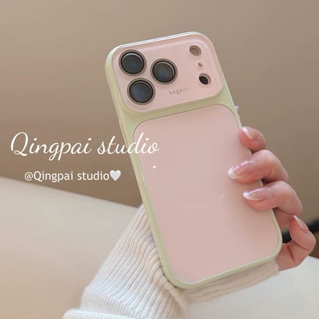 マカロンバイカラーiPhoneケース