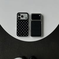 2パターンシンプルドットiPhoneケース