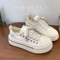ちび♥ハートラインシンプルスニーカー