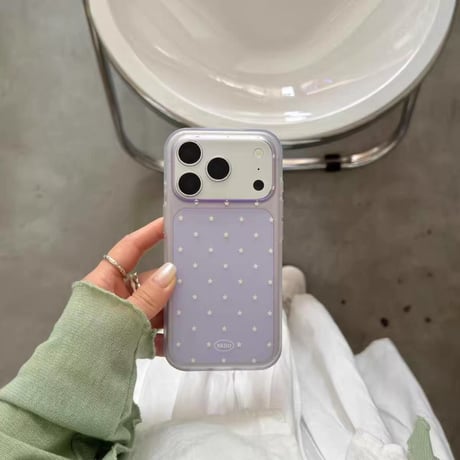 シースループチスタードットiPhoneケース
