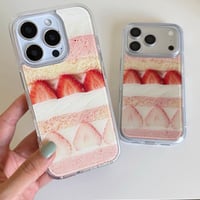 いちごしょーとけーき萌え断🍰iPhoneケース