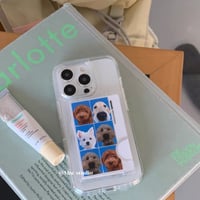 わんちゃん証明写真風MagSafeカードホルダー