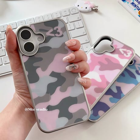 yuuru army iPhoneケース/迷彩柄/トレンド