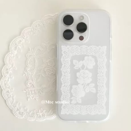 シースルーローズレースiPhone