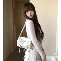 ベルト&ジップポイントショルダーバッグ