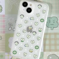 かえる🐸いっぱいiPhoneケース