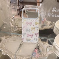 アソートリボン🎀キラキラiPhoneケース