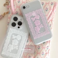 シースルーローズレースiPhone
