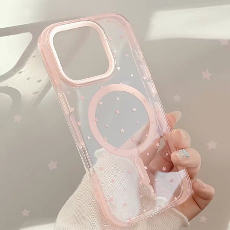 プチスタードット☆クリアiPhoneケース