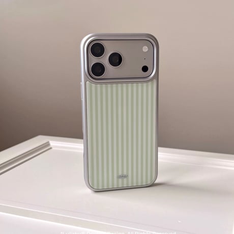 カラフルチェックストライプLOVEiPhoneケース