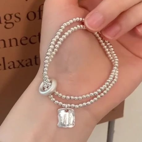 チェーンダブルブレスレット