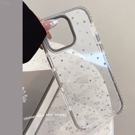 プチスタードット☆クリアiPhoneケース
