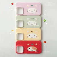 フルーツ🍌🍎🍓🍈にゃんこiPhoneケース