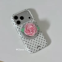 リアル３DローズドットiPhoneケース🌹