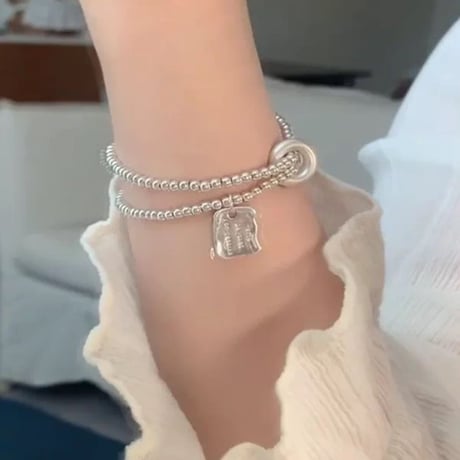 チェーンダブルブレスレット