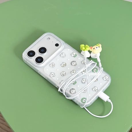 かえる🐸いっぱいiPhoneケース