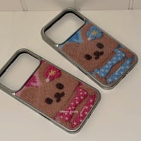 ニット風ベア🧸ビキニiPhoneケース