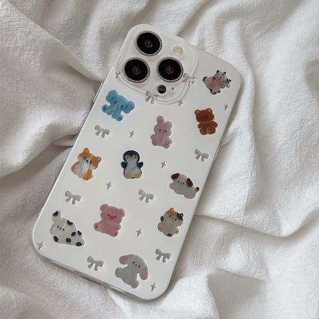 きらきらあにまるちゃんずiPhoneケース