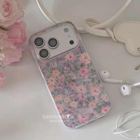 絵画風お花iPhoneケース