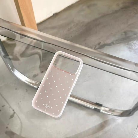 シースループチスタードットiPhoneケース