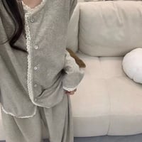 レースラインゆるパジャマ/ル0ムウェア/部屋着