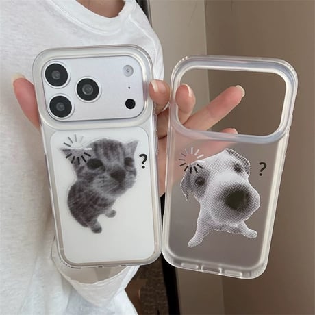 ＬＯＡＤＩＮＧ わんにゃん iPhoneケース