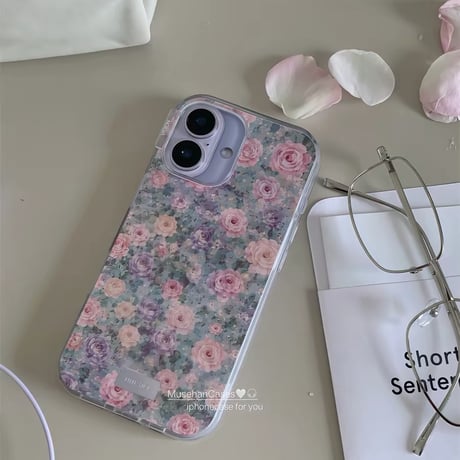 絵画風お花iPhoneケース