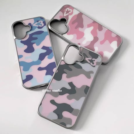 yuuru army iPhoneケース/迷彩柄/トレンド