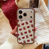 bear heart 🧸 iPhoneケース