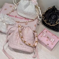 ハートキルティング♡ショルダーハンドバッグ