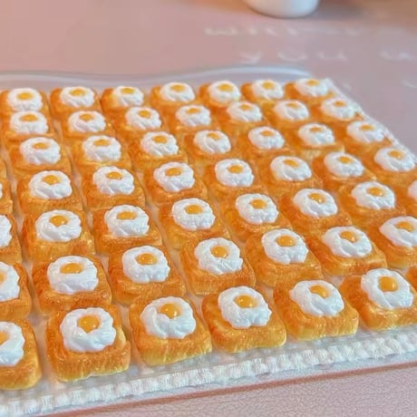 目玉焼き🍳トーストキーホルダー/チャーム