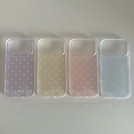 シースループチスタードットiPhoneケース