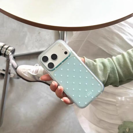 シースループチスタードットiPhoneケース