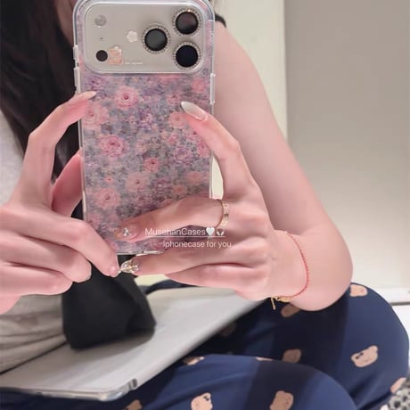 絵画風お花iPhoneケース