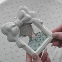オールホワイト3Dリボントレカケース