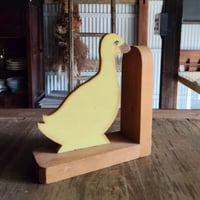 アヒルのブックエンド