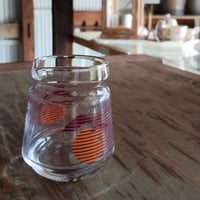 ガラスのミルクピッチャー