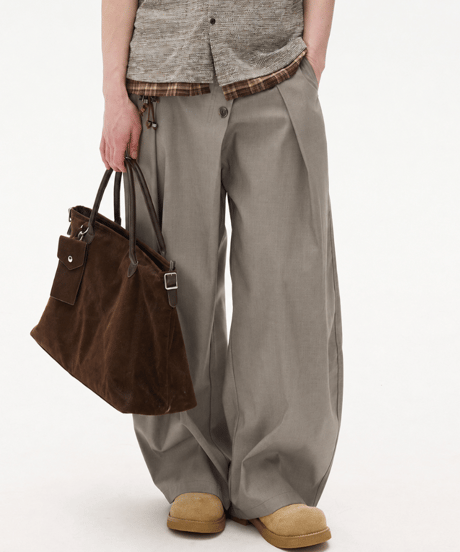 LUXFLOW WIDE PANTS /2color