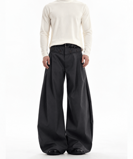 REGALPLEAT WIDE PANTS /3color
