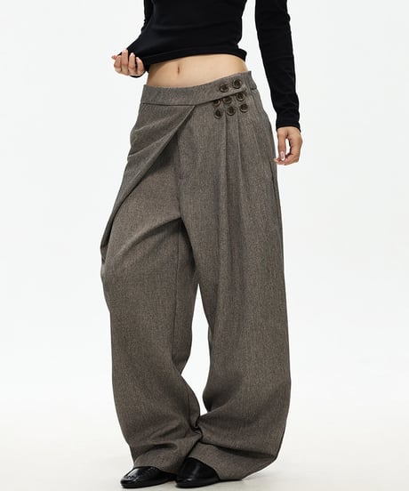 REGALWRAP WIDE PANTS /2color